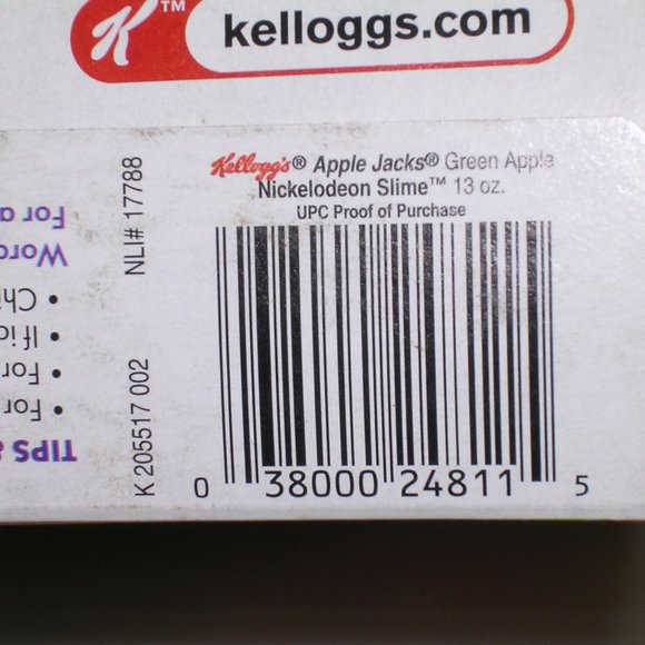 3 Box Apple Jacks Cereal Nickelodeon Slime Green Apple Flavor Foodie Kids Gift - Picture 2 of 10